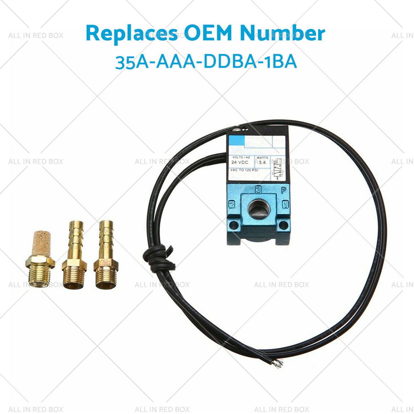 35A-AAA-DDBA-1BA Solenoid Valve application 3 Port 5. 4W 12V 1 or 8''NPT PWM