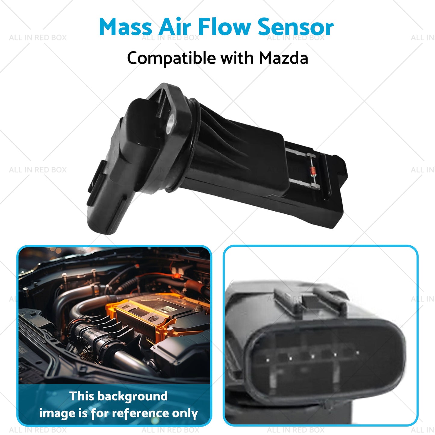 Mass Air Flow Sensor MAF Suitable for Mazda PE01-13-215