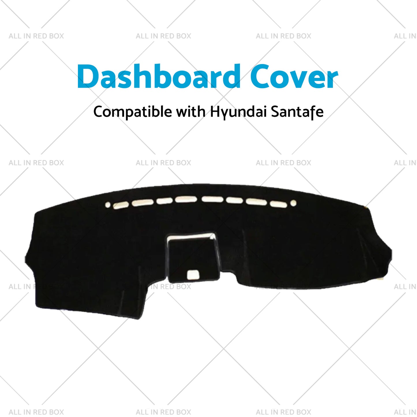 RHD Non-slip Dash Mat Suitable For Hyundai Santafe 2006-2012 Dashboard Cover