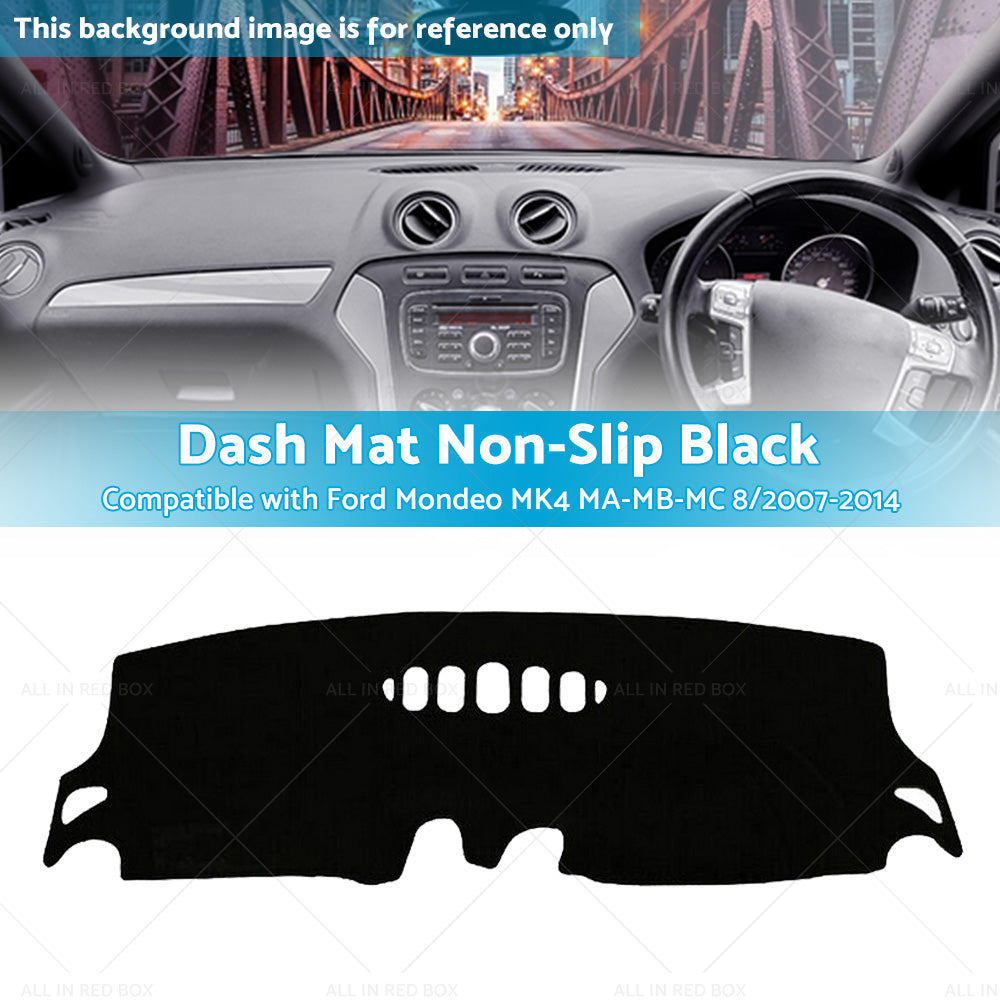 Dash Mat Suitable For Ford Mondeo MK4 MA-MB-MC 8 07-14 Dashboard Cover Non-Slip