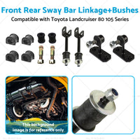 Front Rear Sway Bar LinkageBushes Suitable for Toyota Landcruiser 105 80 Series