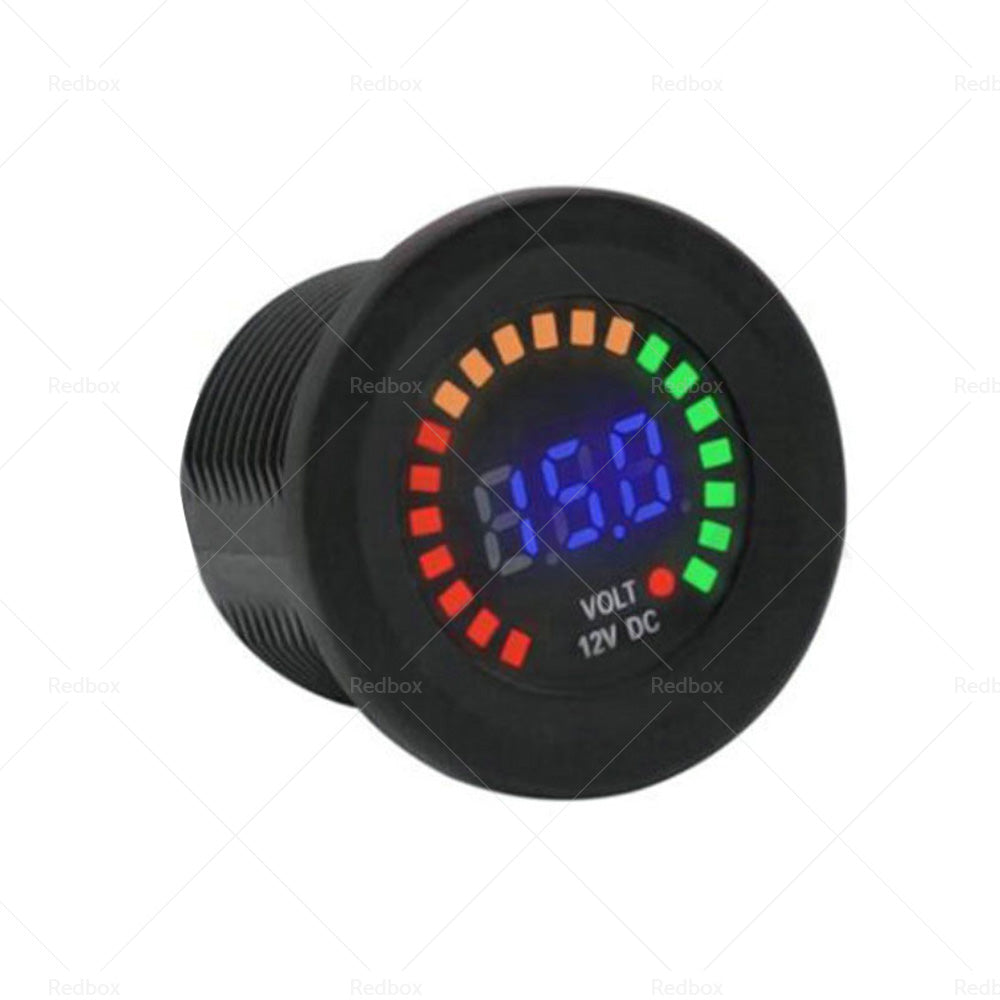 Battery Volt Meter Monitor LED Digital DC 12V Car Boat Voltage Marine Gauge