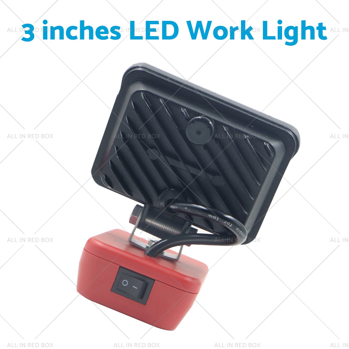 3in Wireless LED Work Light Tool Torch Suitable for Milwaukee 18V Li-ion Battery