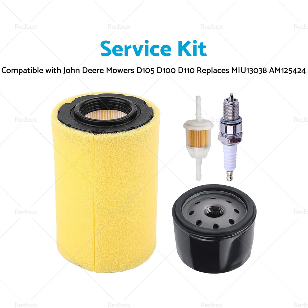 Service Kit Suitable For John Deere Mowers D105 D100 Replaces MIU13038 AM125424