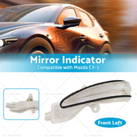 Left Side Mirror Light Indicator Blinker Suitable for Mazda CX-3 CX3 2015-2022