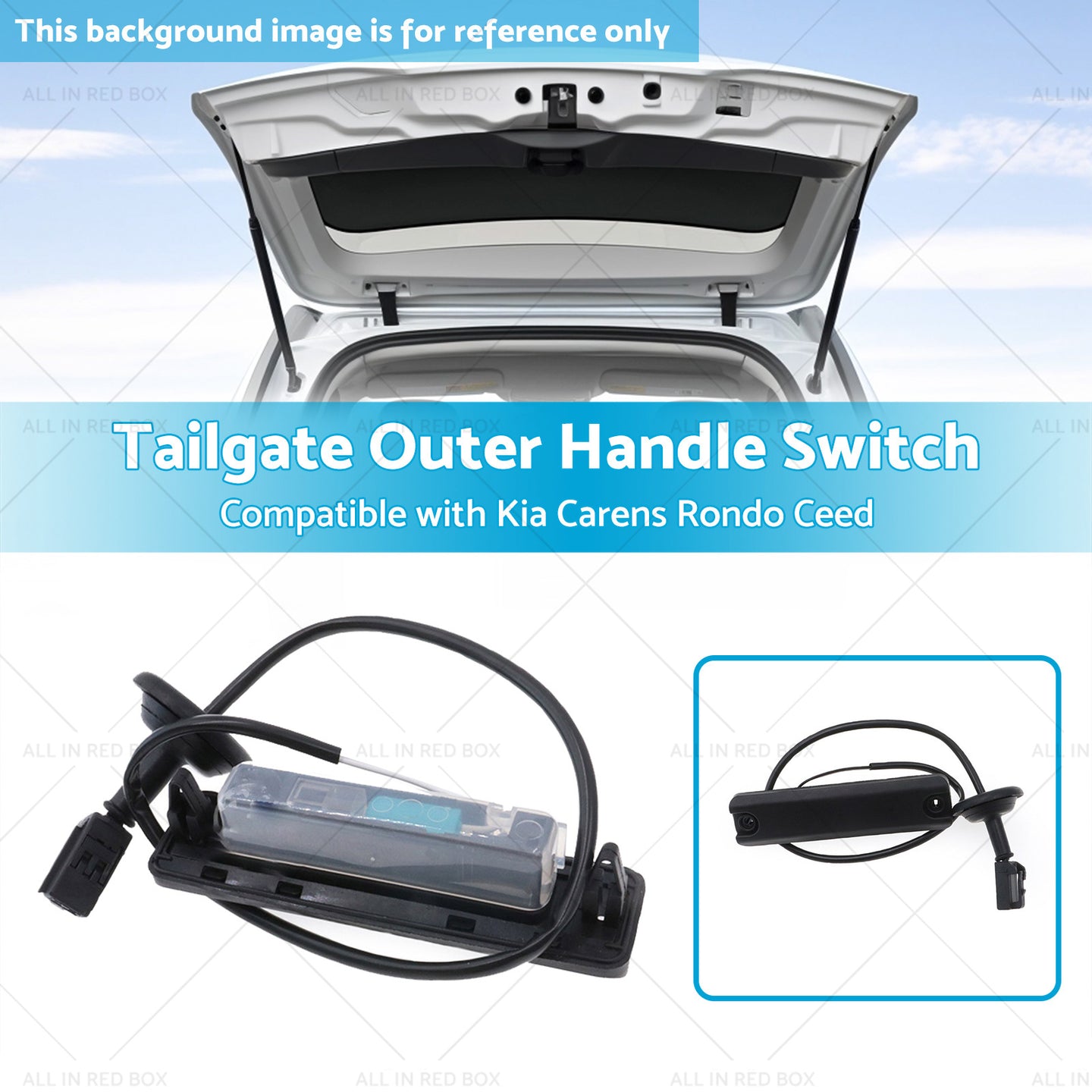 {{ 812601D000 Tailgate Outer Handle Switch Suitable for Kia Carens Rondo Ceed 06-19 }} - Buy Car Parts Online at {{ Kaka Auto Parts }}.