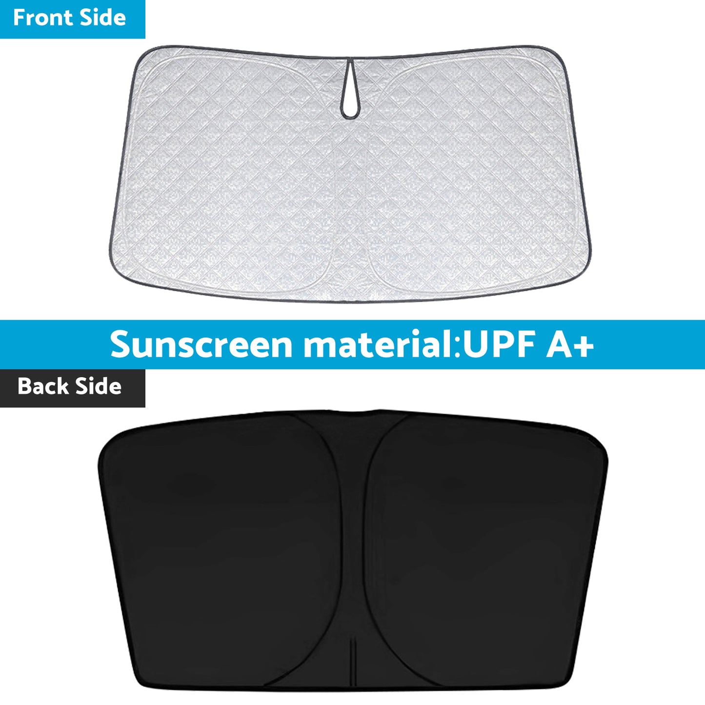 6 Layer Thick WindScreen Sun Shade Suitable For Toyota Prado 09-23UV Protection