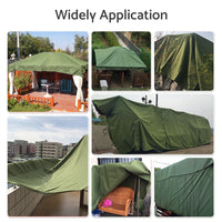 3 Types Army Heavy Duty Canvas Tarp Tarpaulin Sun Blocked Waterproof Dustproof