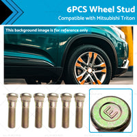 Wheel Stud 6 PCS Suitable For Mitsubishi Triton MH MJ MK ML MN MQ MR