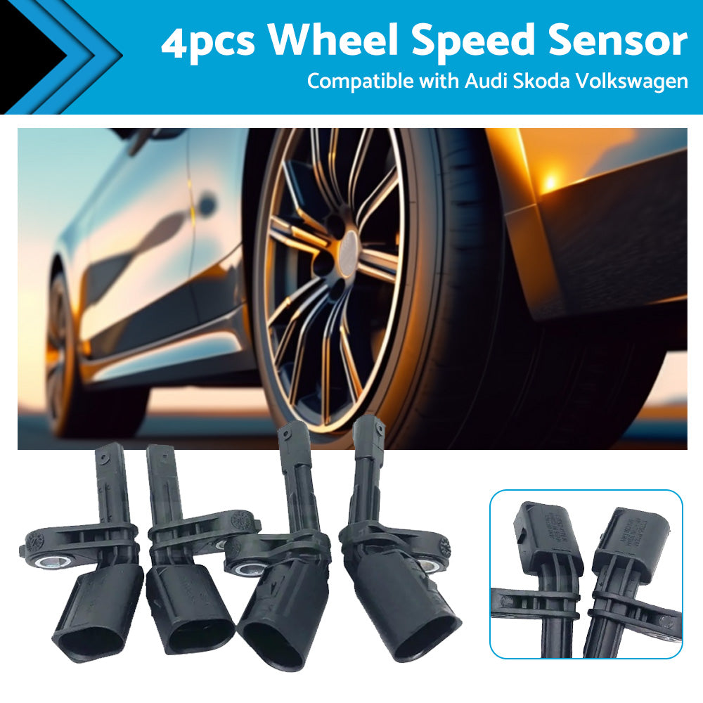 {{ 4PCS Front Rear ABS Wheel Speed Sensor Suitable For VW Golf Jetta Passat Tiguan }} - Buy Car Parts Online at {{ Kaka Auto Parts }}.