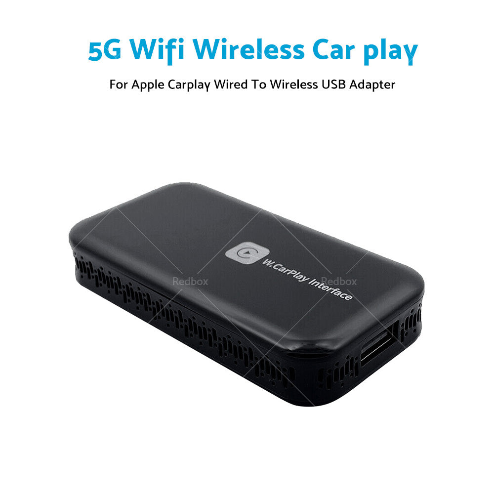 Smart 5G Wifi Carplay Dongle Wired to Wireless Car play USB Adapter Mirror link