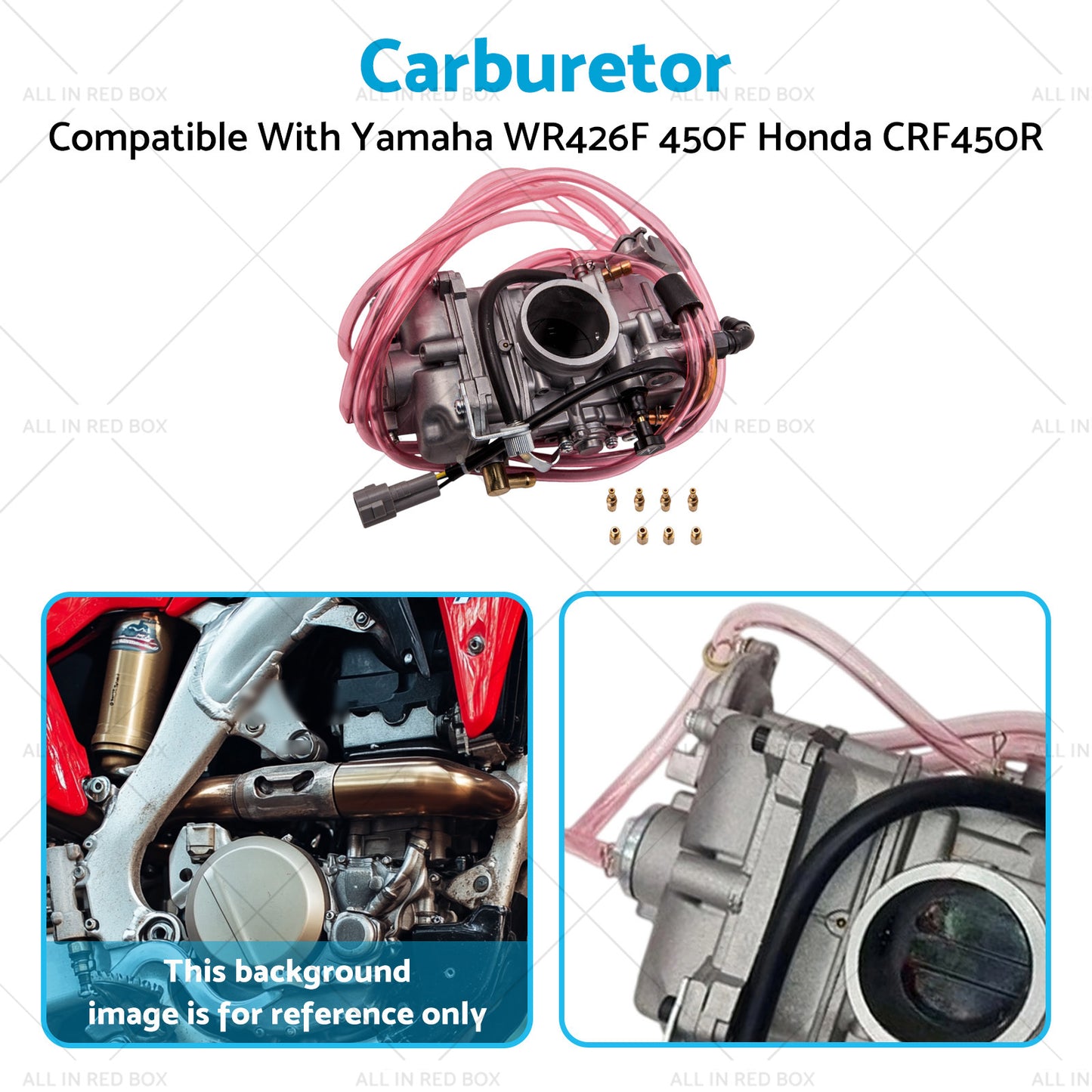 Carburetor Suitable For Yamaha WR400F 426F 450F YZ400F Honda CRF450R CRF450X