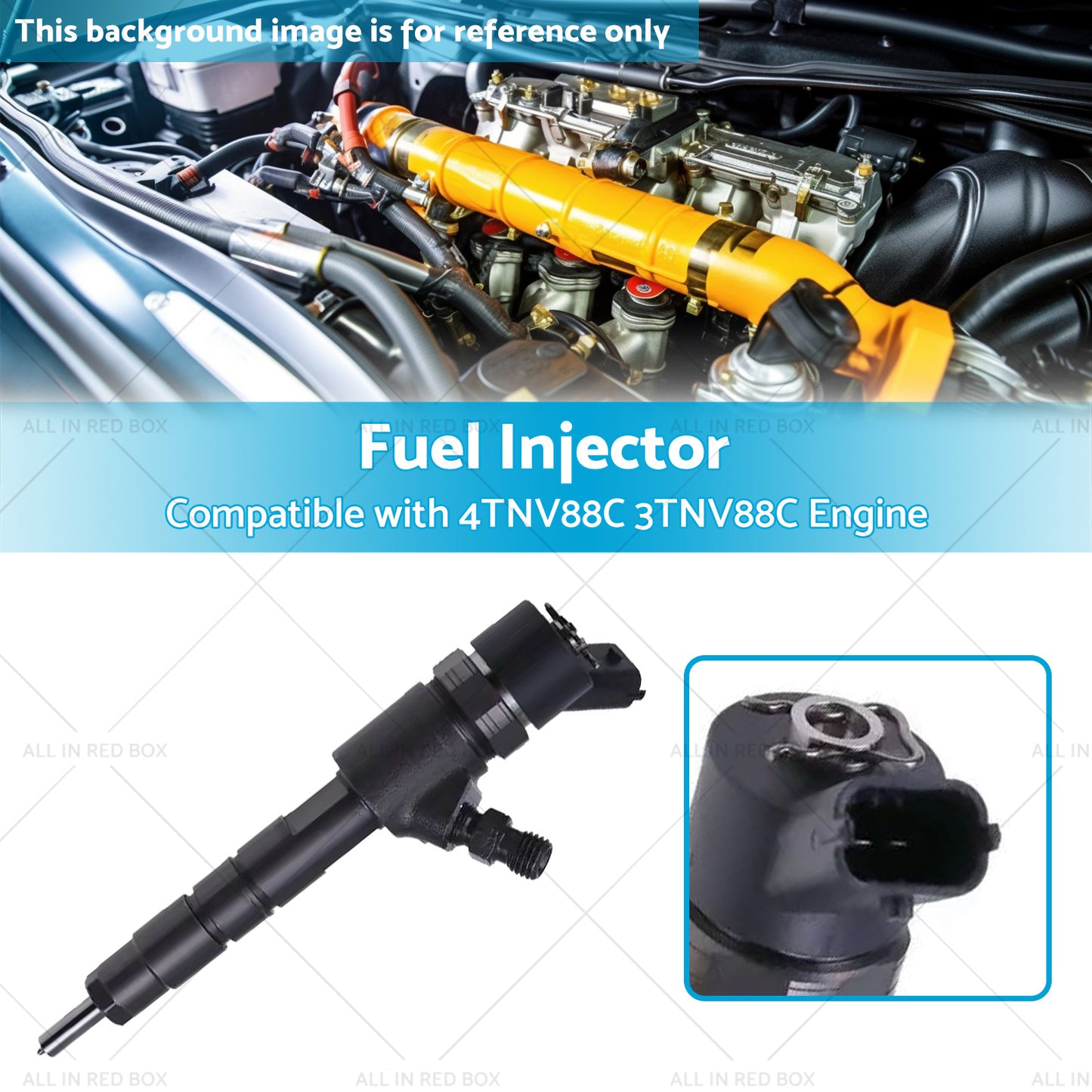 Fuel Injector Suitable for 4TNV88C 3TNV88C Engine 129A00-53100 0445110463