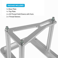 Universal Aluminum Billet Battery Tray Hold Down Relocation Box Mount Suitable For 551181