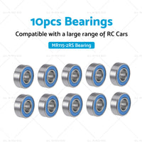 5x11x4mm Bearings For RC Tamiya 1150 HPI MR115-2RS Savage Traxxas Axial Losi