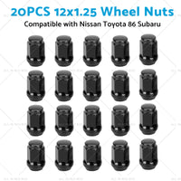 20PCS 12x1. 25 Wheel Nuts Suitable for Subaru WRX BRZ 86 Nissan 350 370