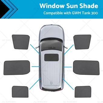 compare product Car Window Mesh Blind Suitable For GWM Tank 300 2023-2024 Magnetic Sun Shade