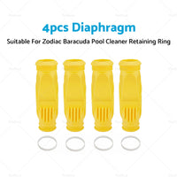 4X Diaphragm Cassette Suitable For Zodiac Barracuda Pool Cleaner Retaining Ring