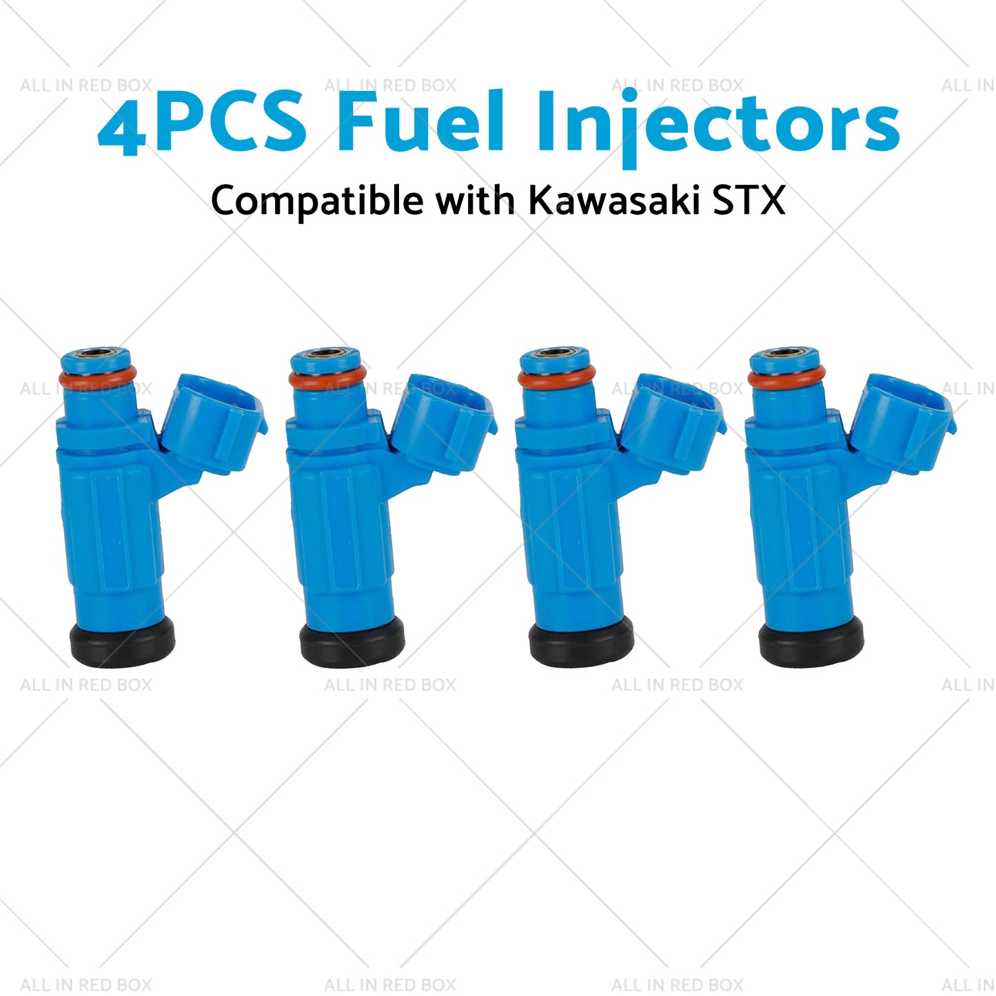 4PCS Fuel Injectors Suitable for STX 15F 2003-2007 Kawasaki STX 12F 2004-2016