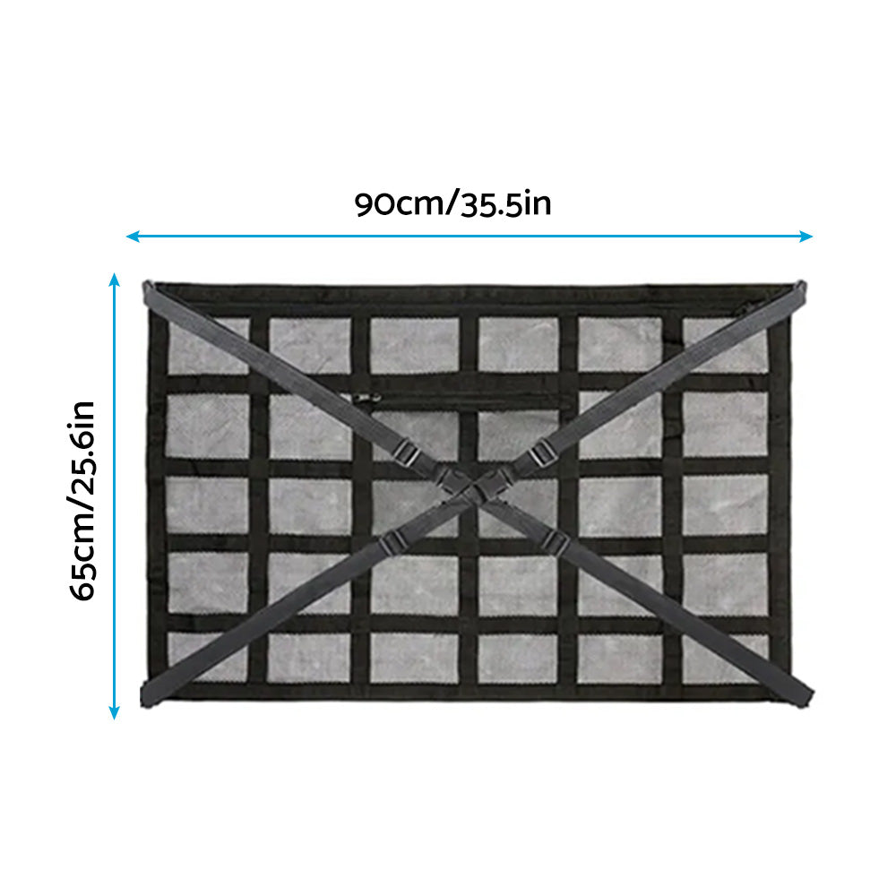 Universal Car Ceiling Storage Net Suitable For Car Roof Cargo ¡§C Mesh Storage Bag for Campervan
