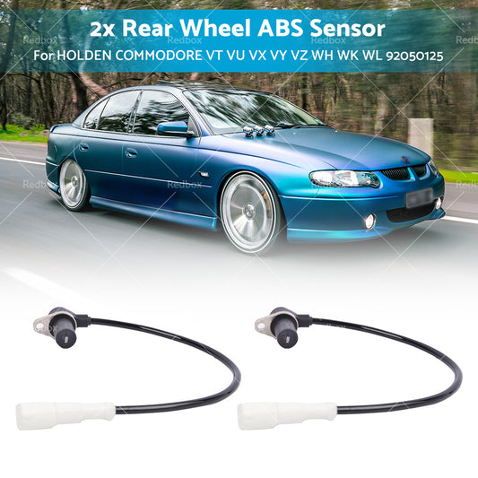 2x Rear Wheel ABS Sensor 92050125 FITS Holden Commodore VT VY VZ VU VX  WH WK WL