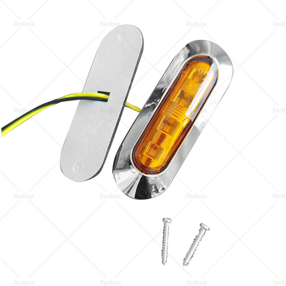 10x Clearance Light LED Side Marker Suitable For Truck Trailer Lorry Lamp Amber