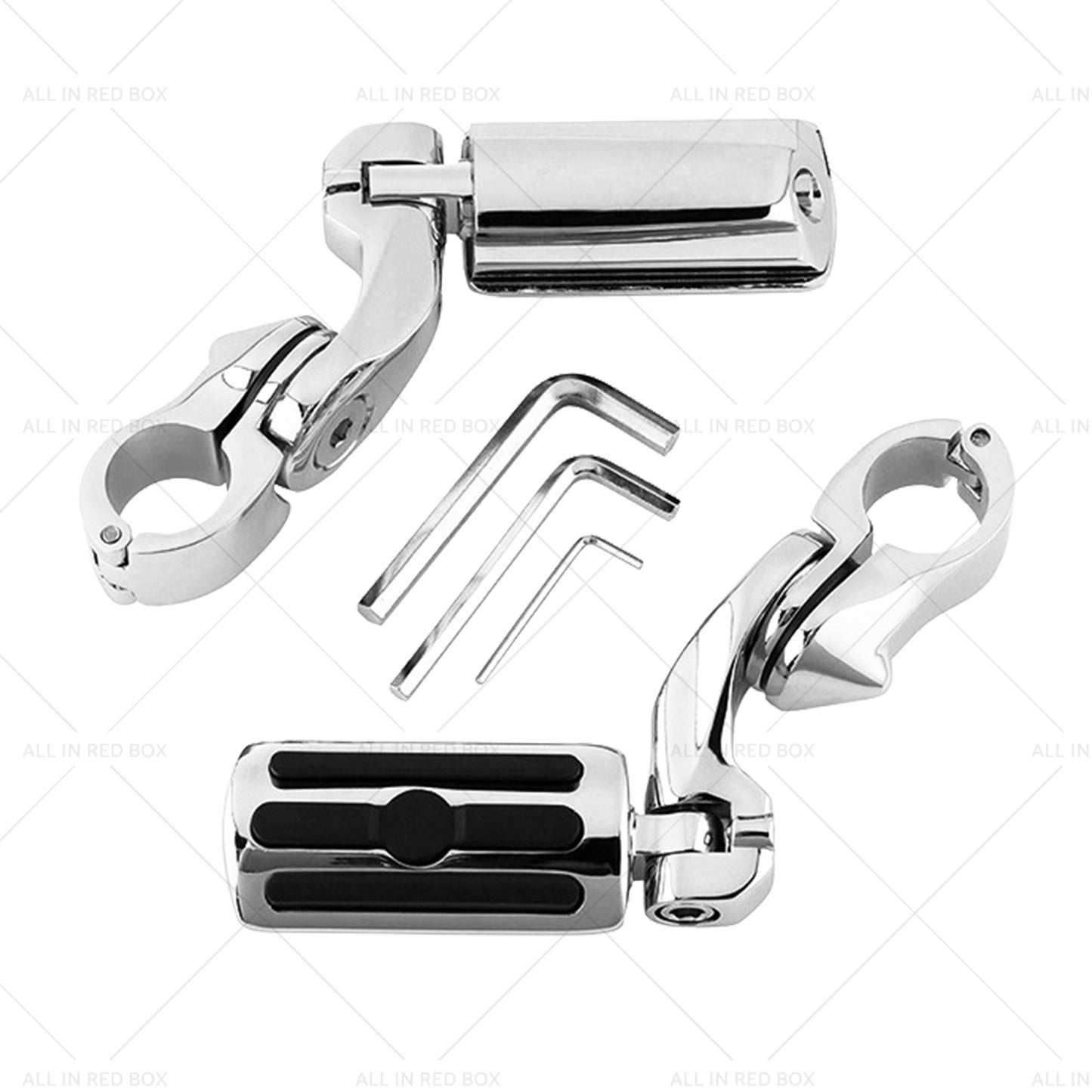 1-1 4''Motorcycle Highway Foot Pegs Chrome Engine Guard Suitable For Davidson AU