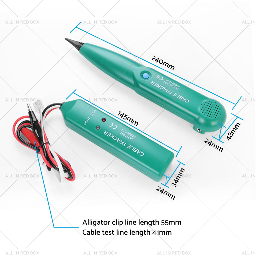 Cable Finder Tone Generator Probe Tracker Wire Network Telephone Tracer