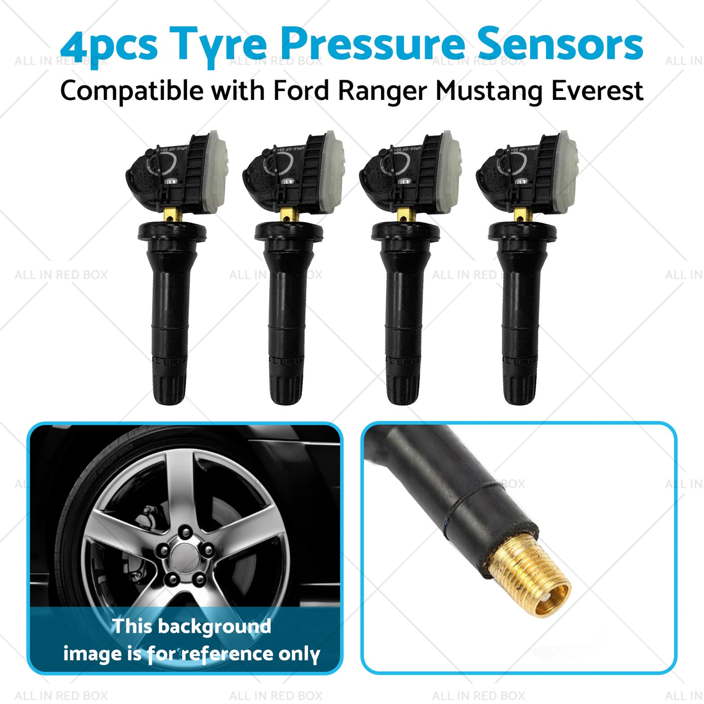 4pcs Tyre Pressure Sensor Suitable for Ford Ranger Everest Mustang F2GZ1A189G