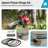 35mm Piston Rings Kit Suitable For Honda GX25 GX25N Engine Brush Cutter Trimmers