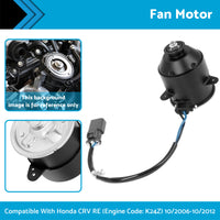 {{ Radiator Thermo Cooling Fan Motor Suitable for Honda CR-V CRV RE 2006-2012 }} - Buy Car Parts Online at {{ Kaka Auto Parts }}.