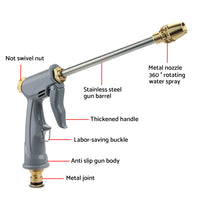 {{ High Pressure Water Hose Nozzle Long Spray Nozzle Garden Hose Garden Car Wash }} - Buy Car Parts Online at {{ Kaka Auto Parts }}.