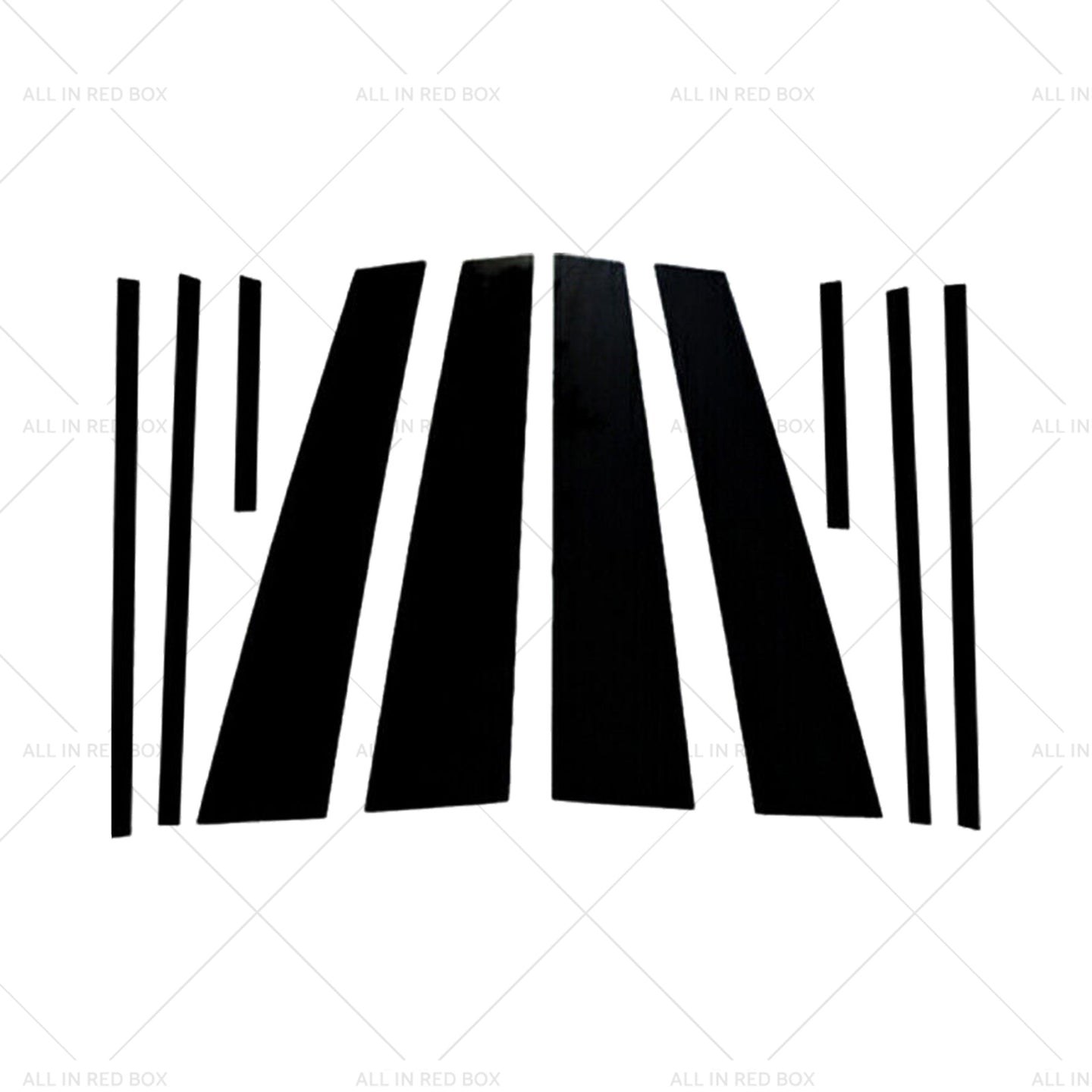 {{ Gloss Black Pillar Posts Door Trim Cover Suitable For Toyota RAV4 2019-2024 }} - Buy Car Parts Online at {{ Kaka Auto Parts }}.