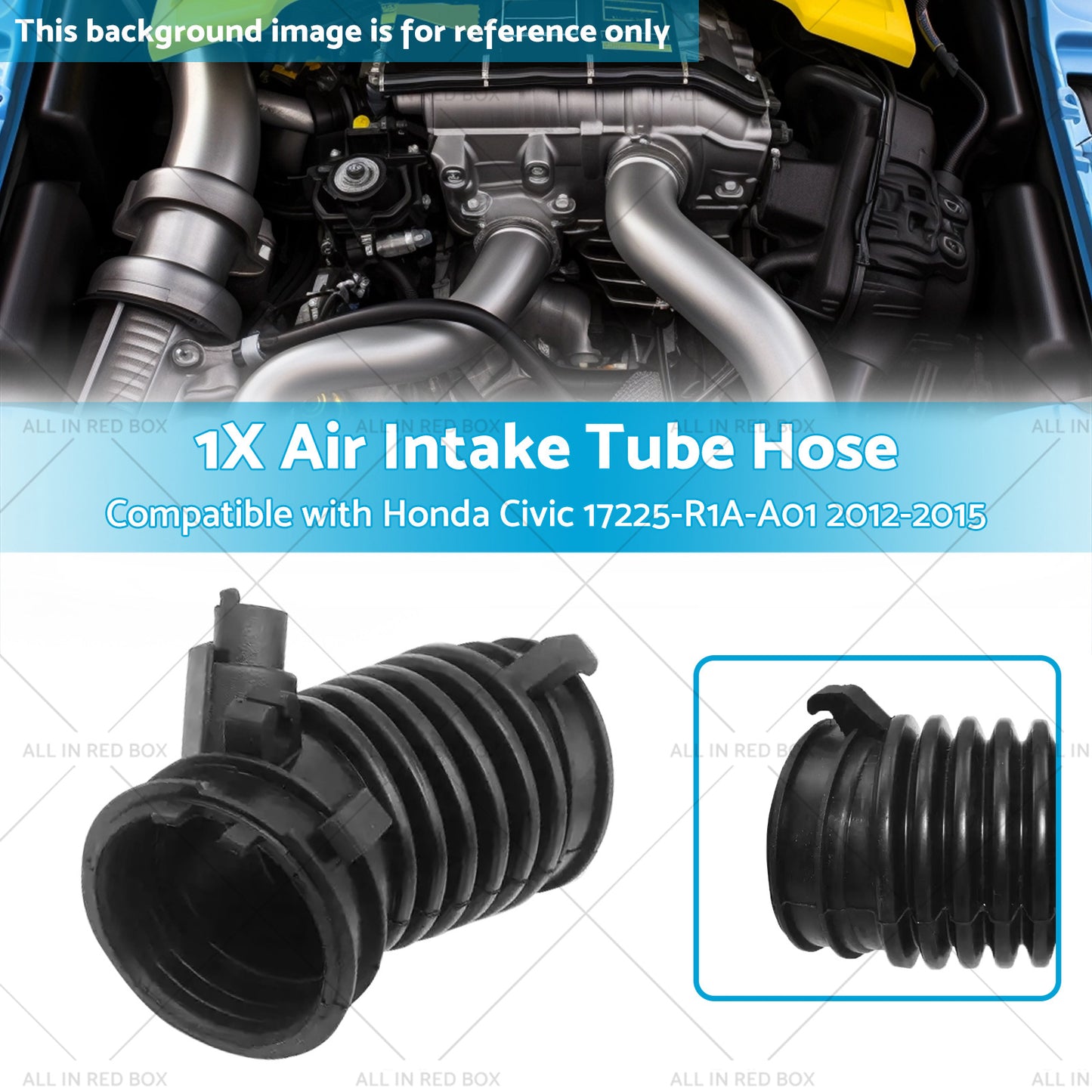 1 PCS Car Air Intake Tube Hose Suitable For Honda Civic 17225-R1A-A01 2012-2015