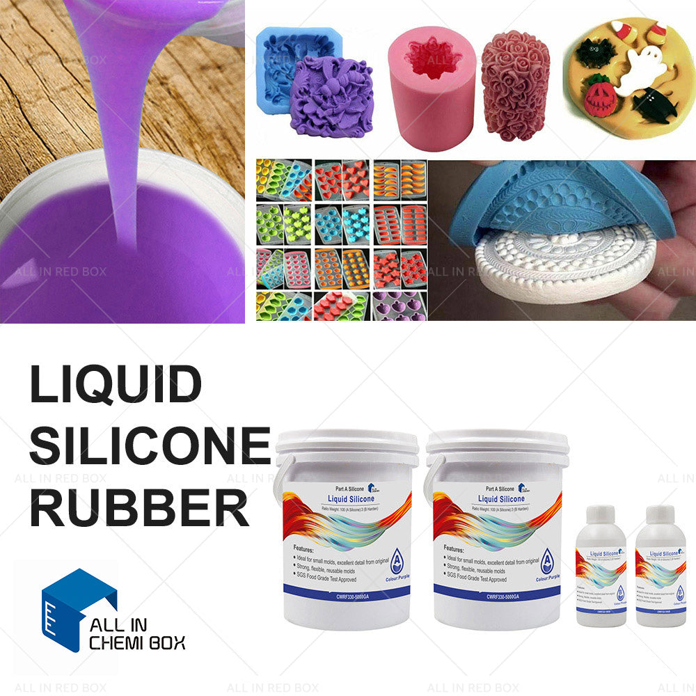 SH25 Liquid Silicone Rubber Mould Making Kit 100 3 Mix - 1Kg 2Kg 5Kg 10Kg Blue