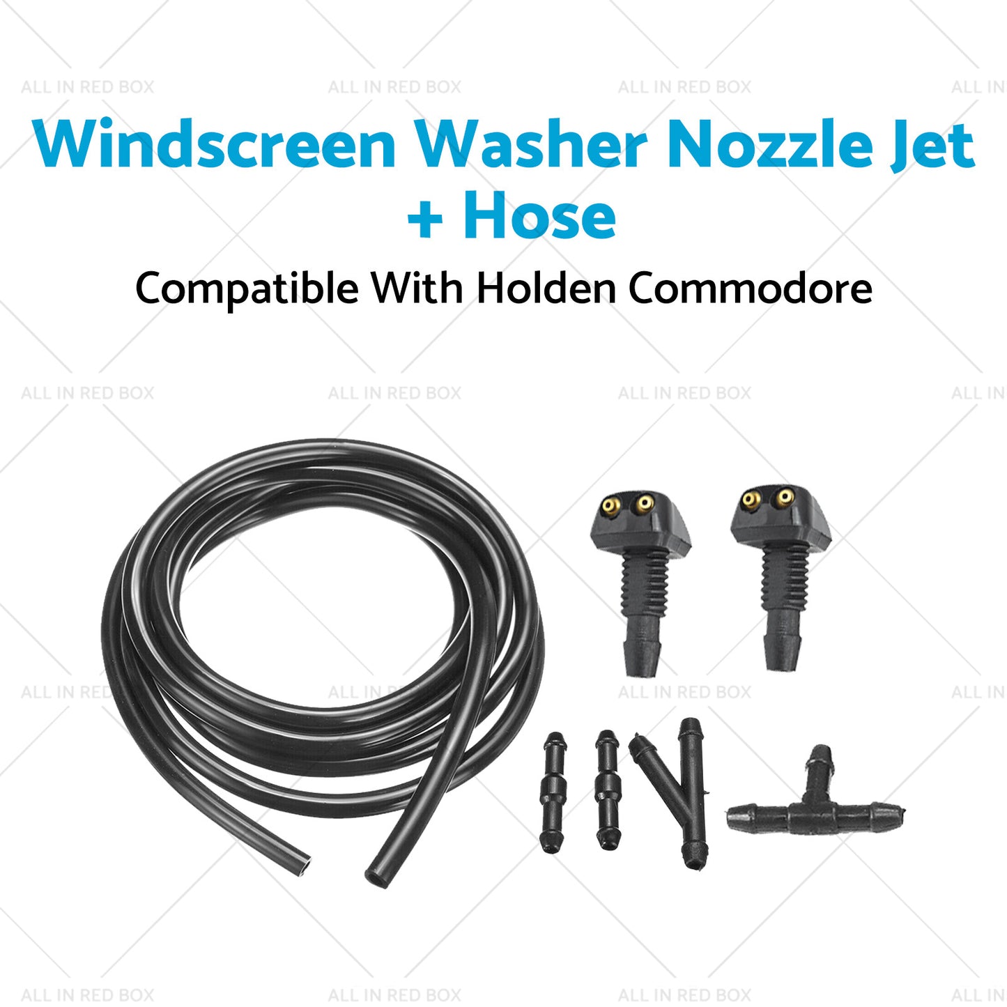 Windscreen Washer Nozzle Jet Hose Kit Suitable For Holden Commodore VB VC VH VK