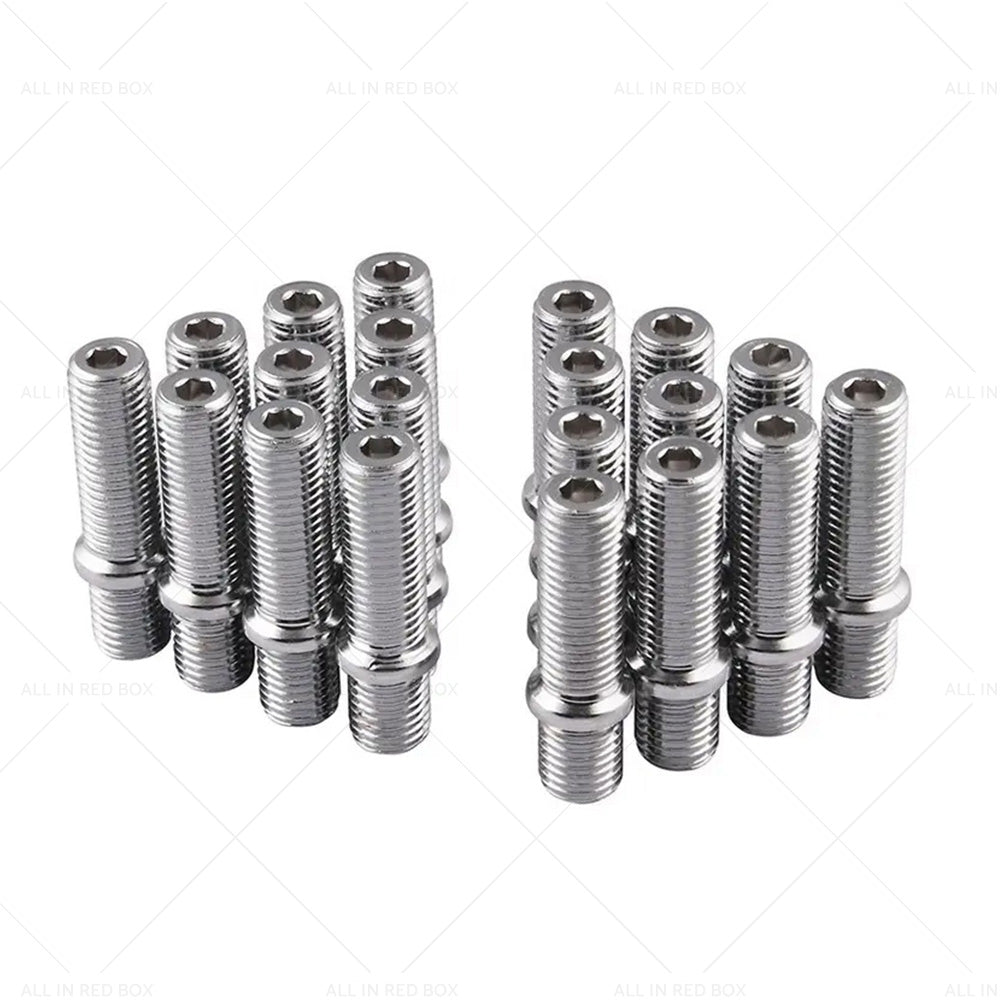 20pcs 58mm M12 x 1. 5 to M12 x 1. 5 Wheel Stud Conversion Bolts for German Cars