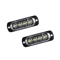 White 4LED Clearance Side Marker Light Suitable For Truck, Trailer & Caravan