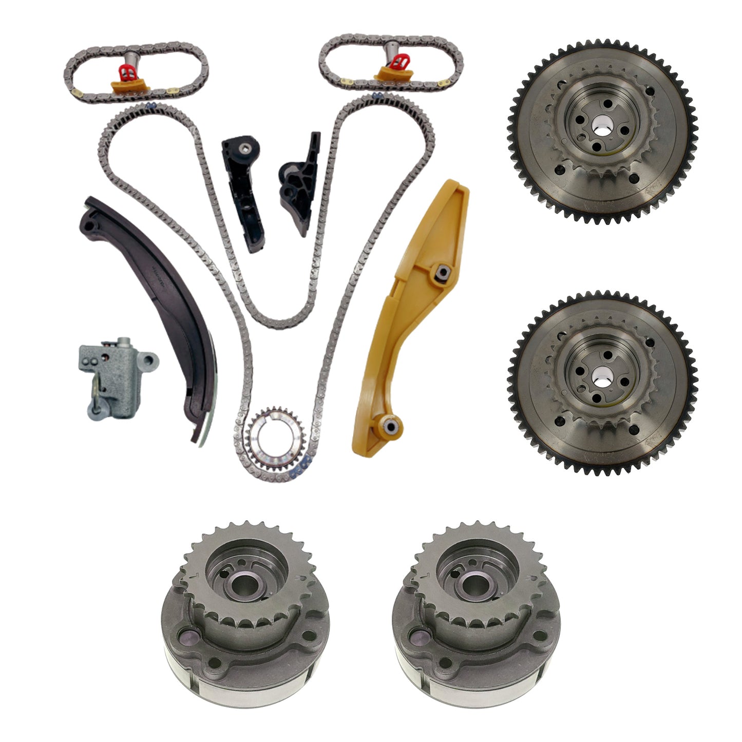 Timing Chain Kit & Camshaft Gear Suitable for Ford Explorer Taurus F-150 MKX