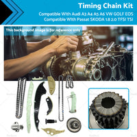 Timing Chain Kit Suitable For Audi A3 A4 A5 A6 VW GOLF EOS Passat SKODA 1. 8 2. 0