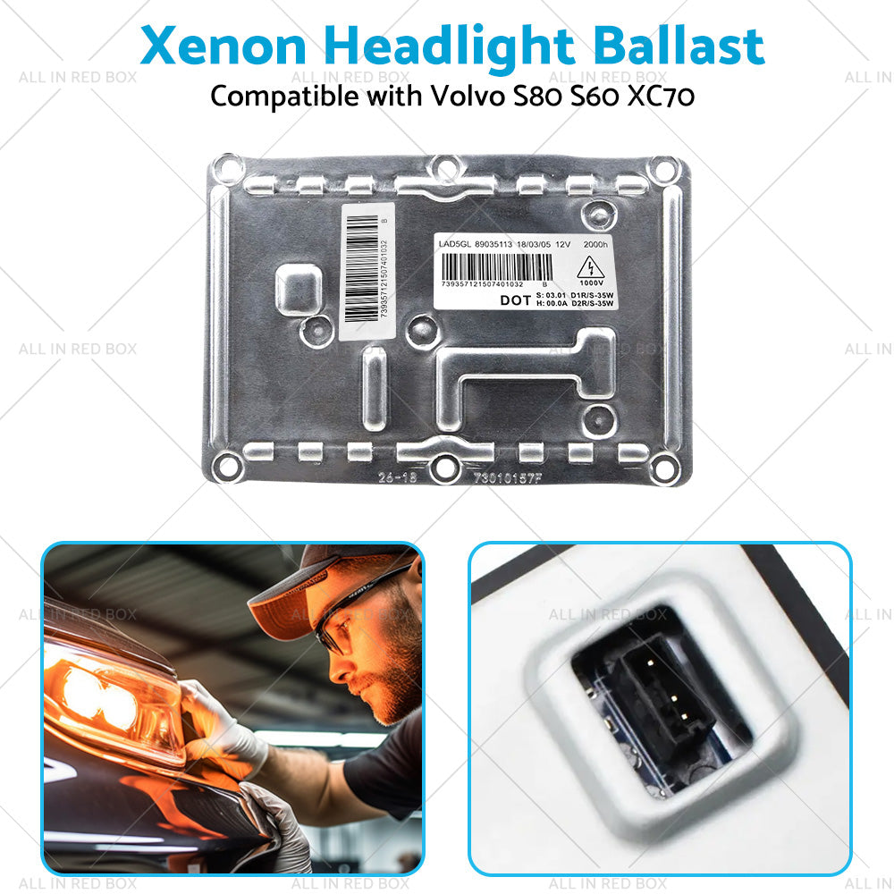 Xenon Headlight Ballast Module D1S 89035113 Suitable For Volvo S60 S80 XC70