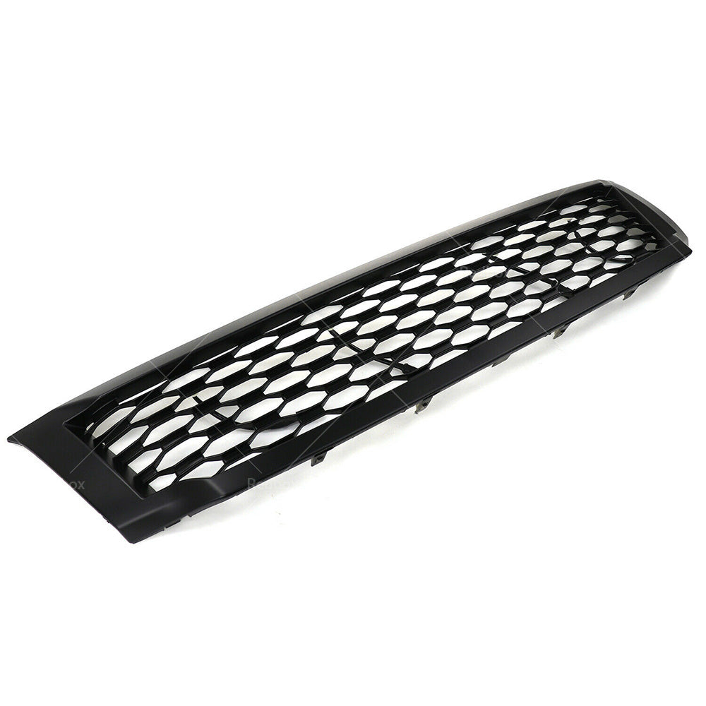 Black Bumper Bar Grille Mesh  and  LED Light Fits for Nissan NAVARA NP300 D23 15-20