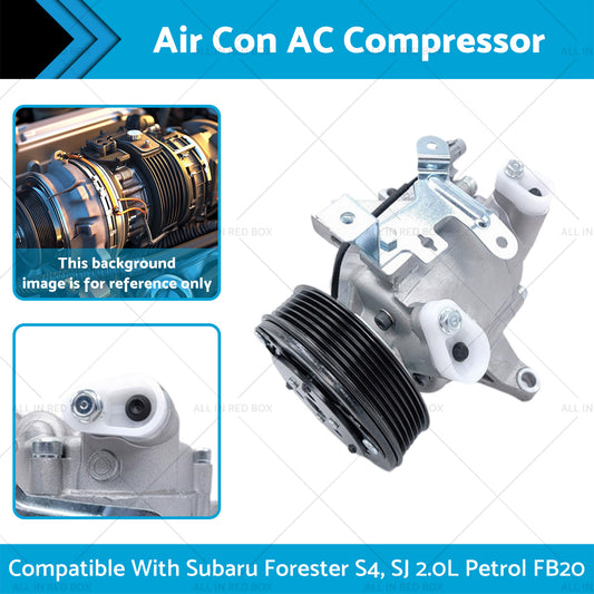 Air Conditioning Compressor Suitable for Subaru Forester S4, SJ 2.0L Petrol FB20
