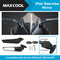 Pair Rearview Mirror Suitable for Honda CBR650R CBR1000RR CBR600RR CBR250R 300R