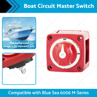 {{ Boat Circuit Master Switch Suitable for Blue Sea 6006 M-Series Battery On Off }} - Buy Car Parts Online at {{ Kaka Auto Parts }}.