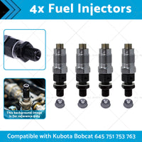 7023120 6722147 4x Fuel Injectors 6722147 Suitablefor 645 751 753 763 773 Kubota