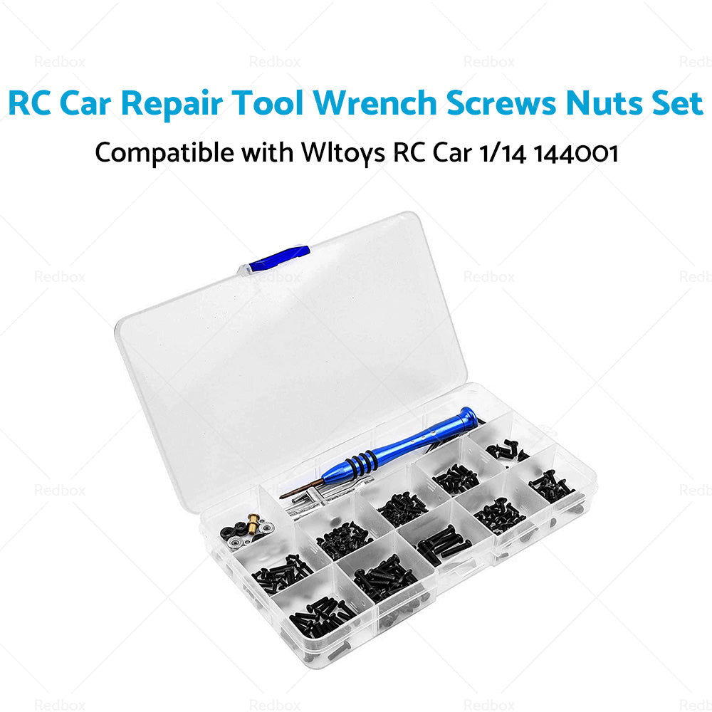 RC Car Repair Tool Wrench Screws Nuts Set Suitable For Wltoys RC Car 1 14 144001