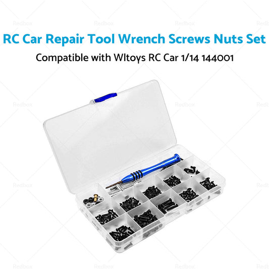 RC Car Repair Tool Wrench Screws Nuts Set Suitable For Wltoys RC Car 1 14 144001