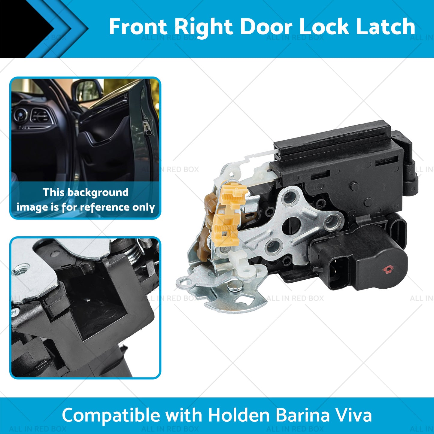 Front Right Door Lock Latch Suitable for Holden Barina 2005-2012 Viva 2005-2009