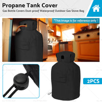 2PCS Propane Tank Cover Gas Bottle Covers Dust-proof Waterproof Gas Stove Bag